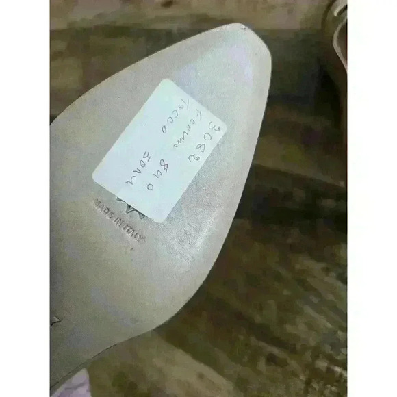 Vintage Adriana V. Campanile Leather Heels Made In Italy Size 7/38 - Picture 11 of 16